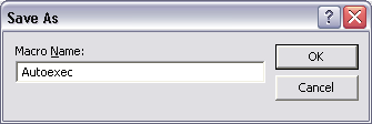 Create a macro - step 3
